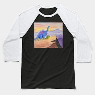 Two dinosaur friends Baseball T-Shirt